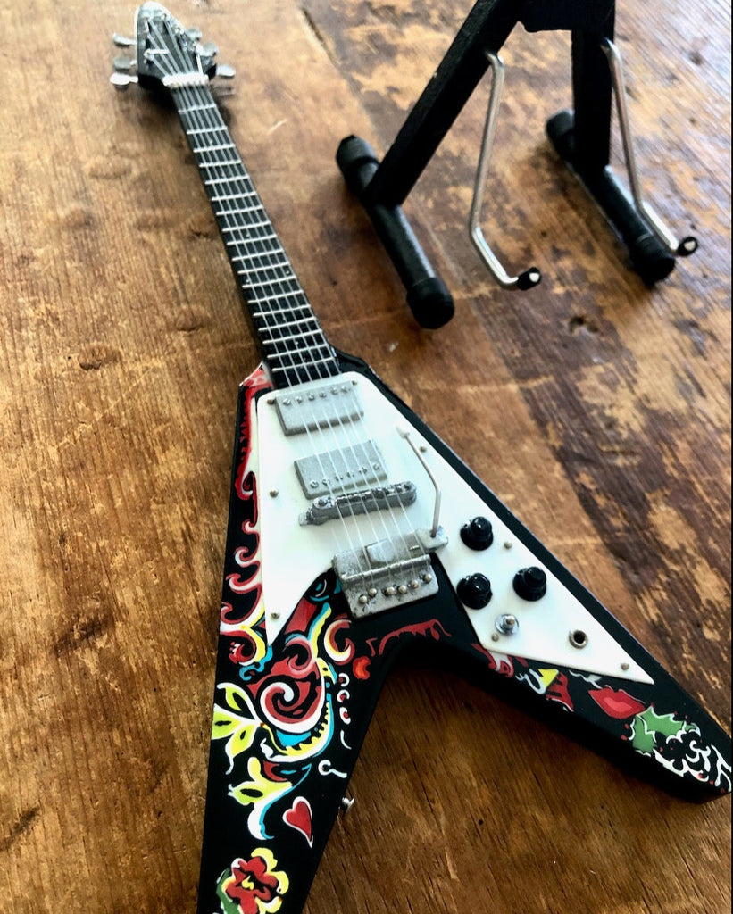 MINIATURE GUITAR REPLICA - JIMI HENDRIX GIBSON FLYING V