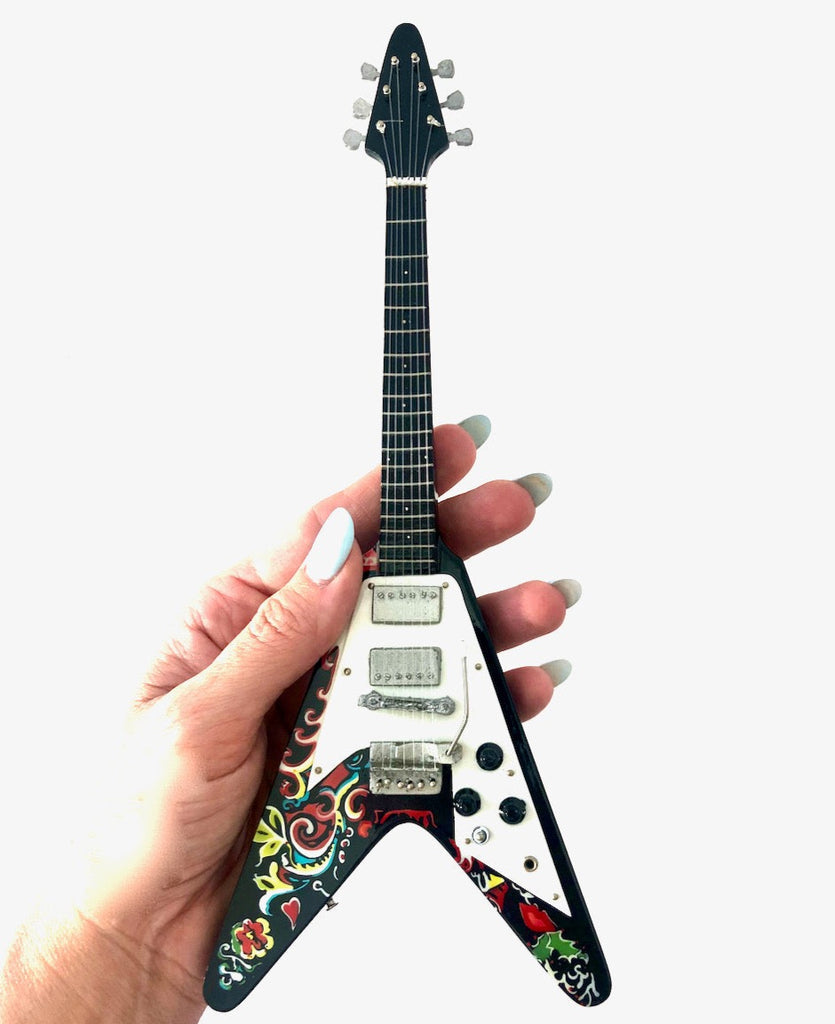 MINIATURE GUITAR REPLICA - JIMI HENDRIX GIBSON FLYING V