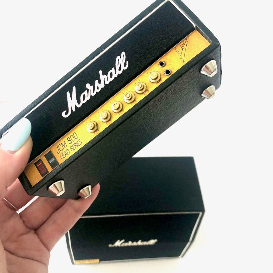 Miniature Marshall guitar amp